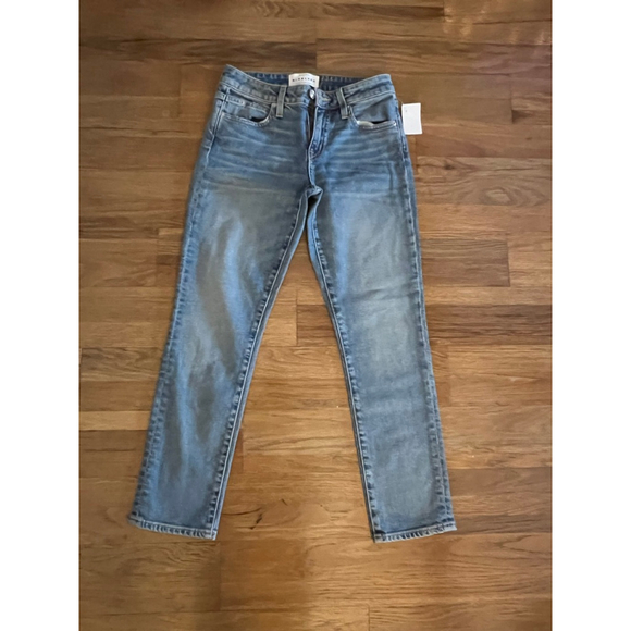 NWT SLVRLAKE Beatnik blue skinny jeans with a distressed effect SZ 25 - Picture 5 of 8